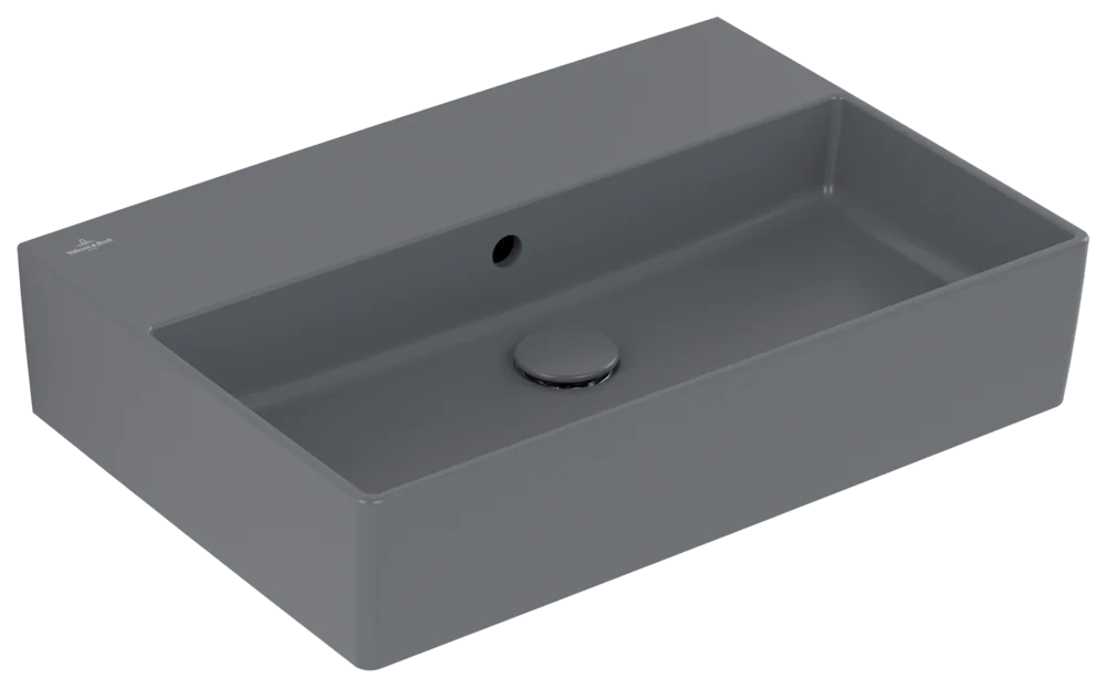 Villeroy & Boch Memento 2.0 Waschbecken TitanCeram, 600 x 420 mm, Rechteck mit Überlauf Villeroy & Boch Memento 2.0 Waschbecken TitanCeram, 600 x 420 mm, Rechteck mit Überlauf