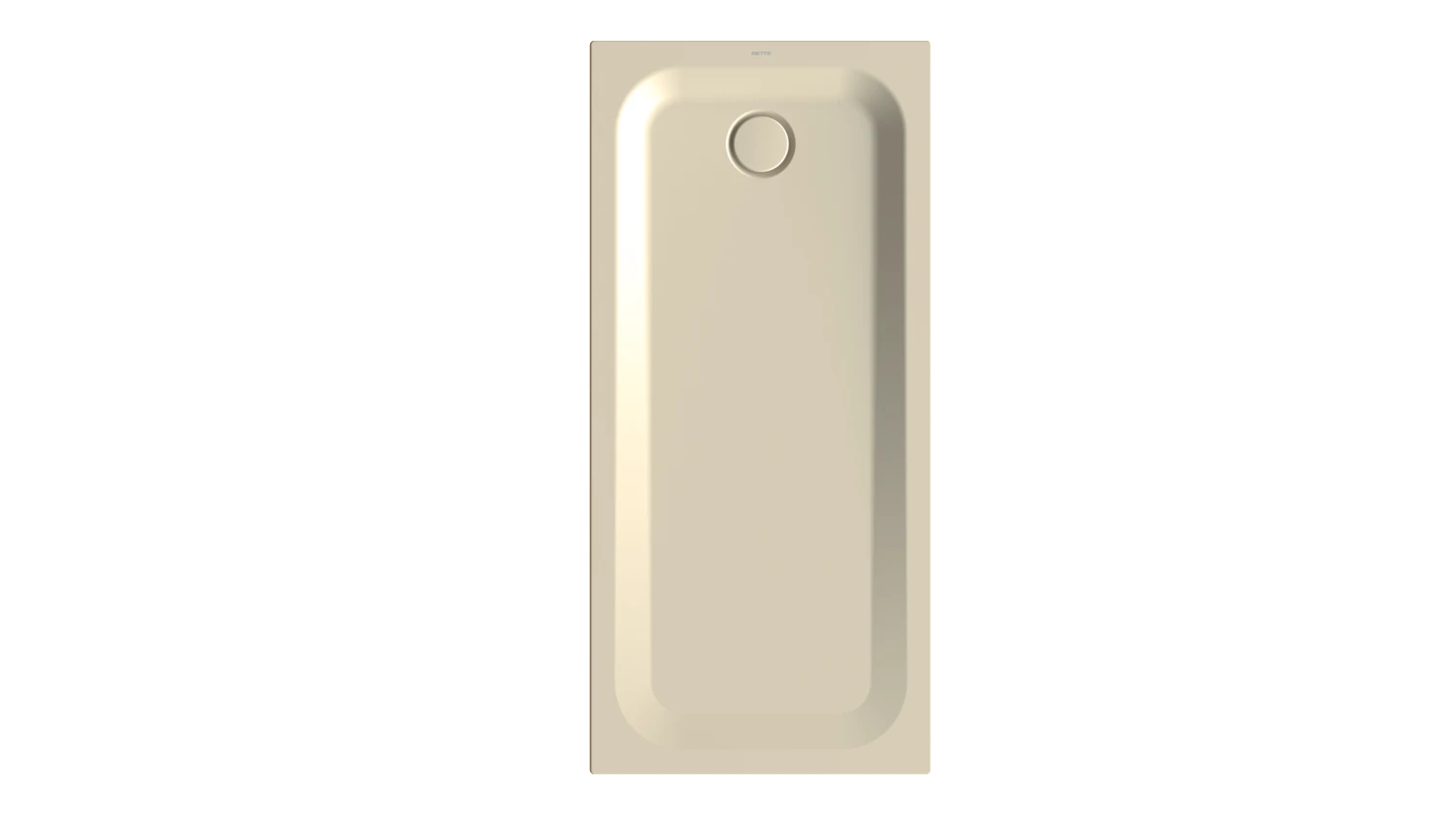 Bette rechteck Duschwanne „BetteUltra“ 1500 × 700 mm mit BetteAntirutsch Pro, ohne Oberflächenveredelung, ohne Wannenträger, in Jasmin