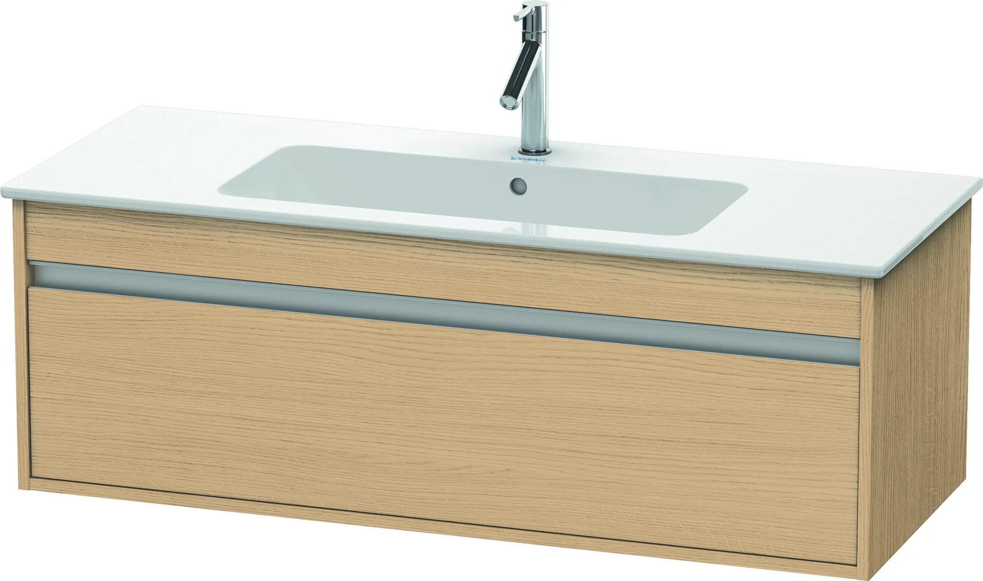 Duravit Waschtischunterschrank wandhängend „Ketho“ 120 × 41 × 47,5 cm Eiche Natur