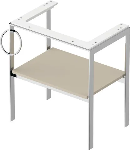 Duravit Konsole „White Tulip“ in Taupe Seidenmatt Duravit Konsole „White Tulip“ in Taupe Seidenmatt