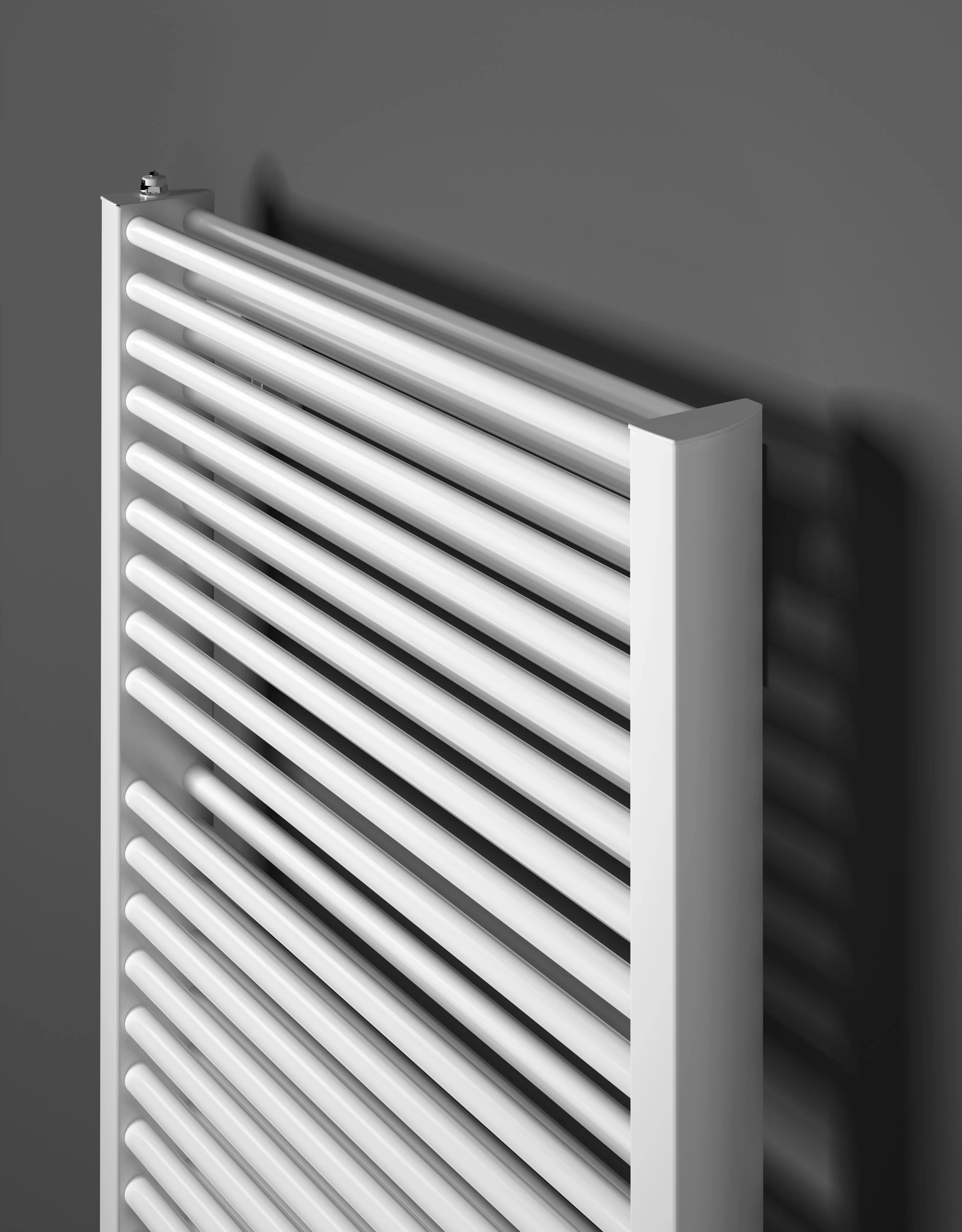 Kermi Design-Heizkörper „Duett®“ 48,4 × 118,8 cm in Graphit Metallic