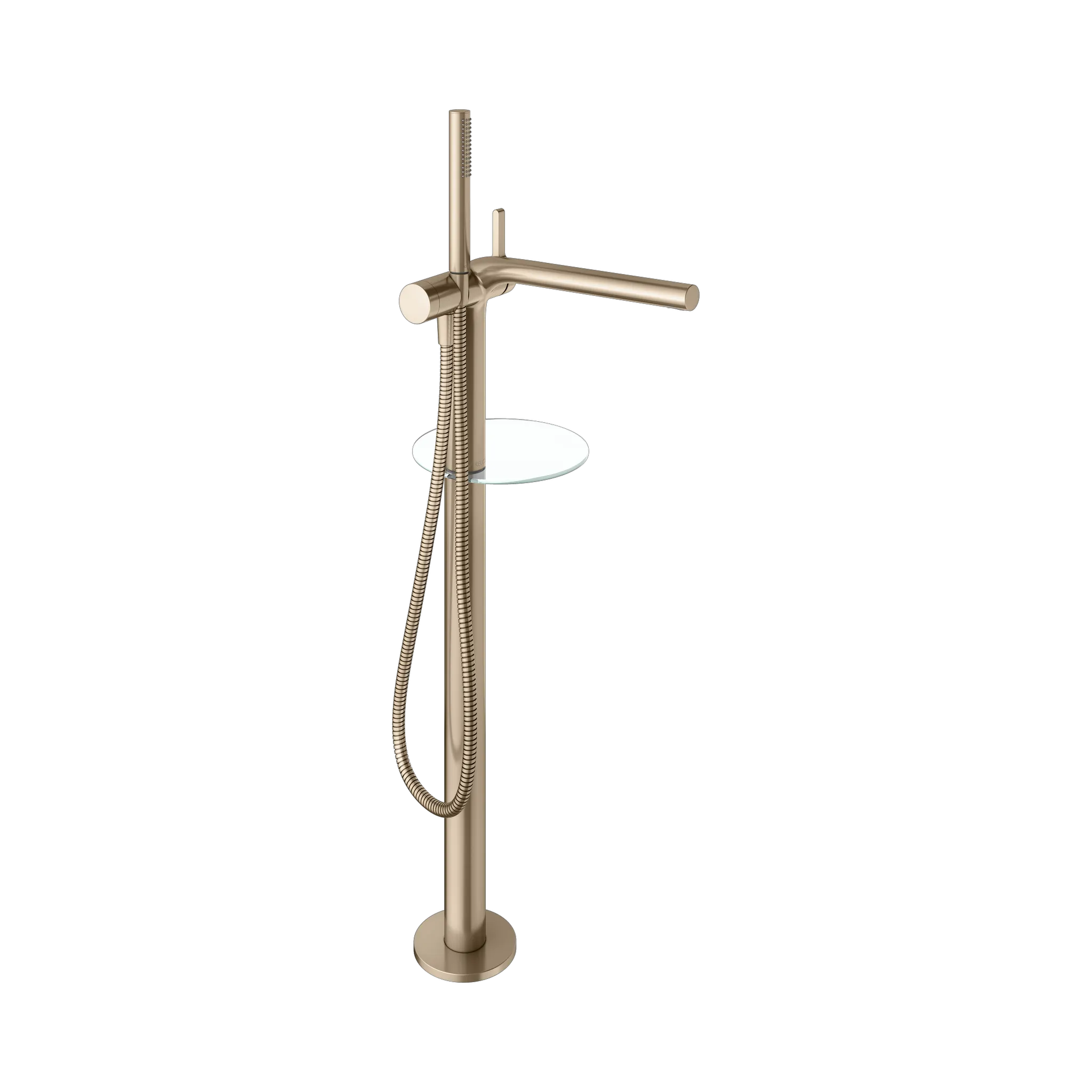 Edition 400 51527030100 Einhebel-Wannenmischer für freistehende Montage Bronze gebürstet