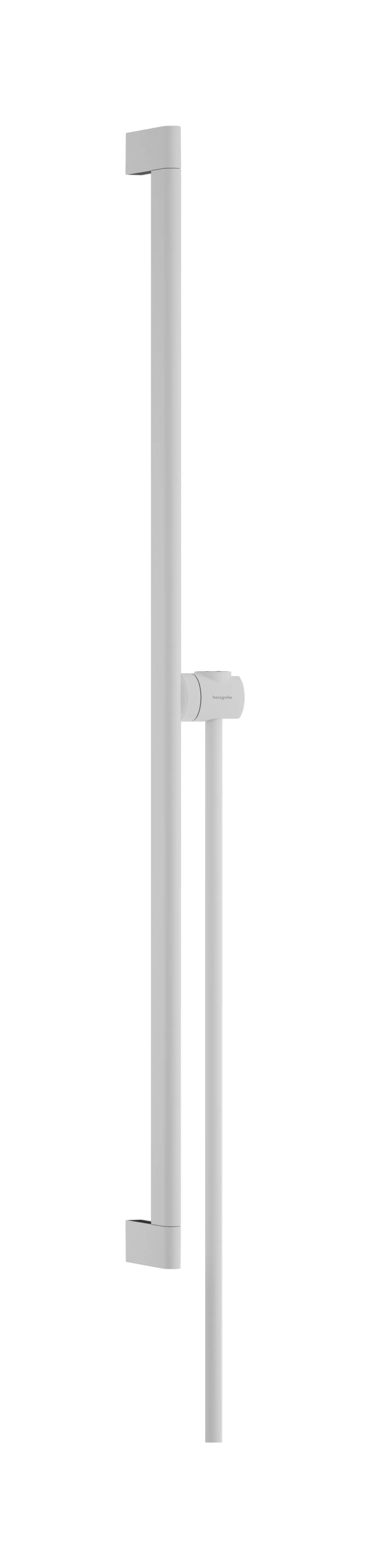 Hansgrohe Unica Brausestange S Puro 90 cm mit Easy Slide Handbrausehalter und Isiflex Brauseschlauch 160 cm, Mattweiß Hansgrohe Unica Brausestange S Puro 90 cm mit Easy Slide Handbrausehalter und Isiflex Brauseschlauch 160 cm, Mattweiß