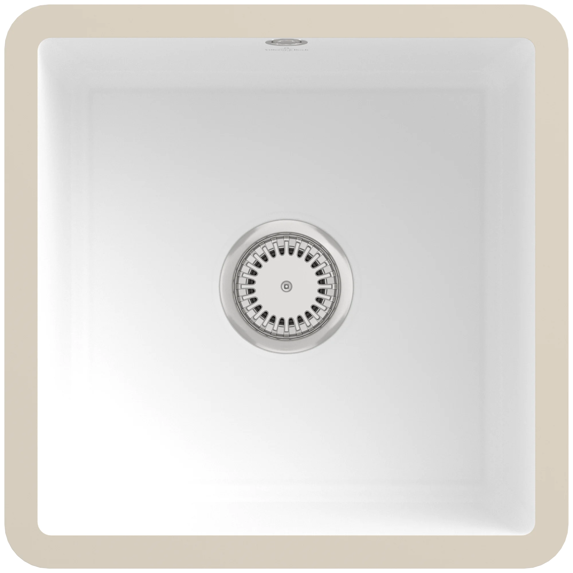 Villeroy & Boch Subway 50 SU Unterbauspüle 440x440 mm Stone White CeramicPlus