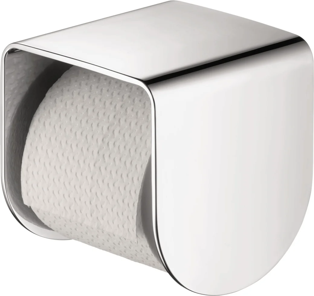 Hansgrohe AXOR Universal Softsquare Toilettenpapierhalter, Chrom, Wandmontage mit verdeckter Befestigung, Bohrloch 6 mm, Bohrabstand 35 mm Hansgrohe AXOR Universal Softsquare Toilettenpapierhalter, Chrom, Wandmontage mit verdeckter Befestigung, Bohrloch 6 mm, Bohrabstand 35 mm
