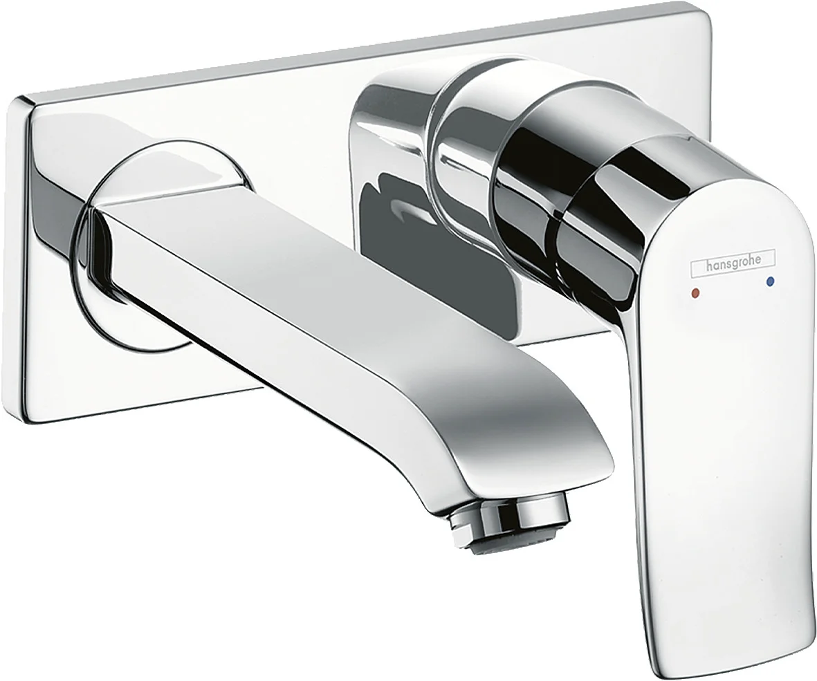 Hansgrohe Metris Einhebel-Waschtischmischer Unterputz, Chrom, Ausladung 165 mm, Durchflussmenge 3,5 l/min Hansgrohe Metris Einhebel-Waschtischmischer Unterputz, Chrom, Ausladung 165 mm, Durchflussmenge 3,5 l/min