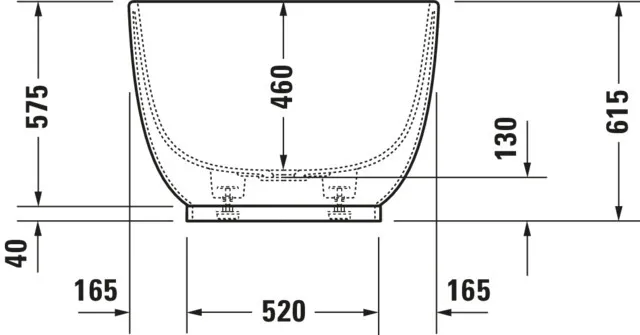 Duravit Badewanne „Luv“ freistehend oval 1800 × 850 mm in Weiß (matt) Duravit Badewanne „Luv“ freistehend oval 1800 × 850 mm in Weiß (matt)