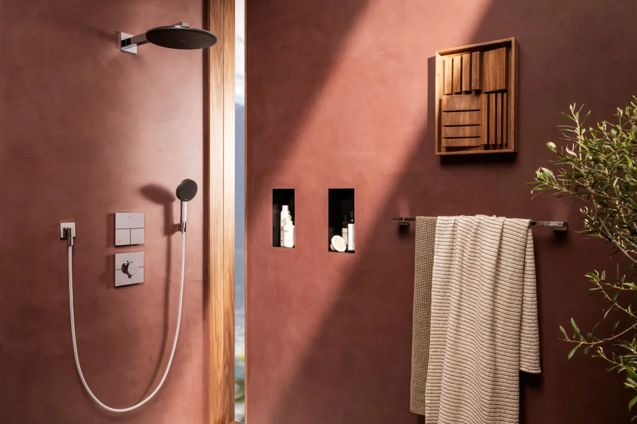 Hansgrohe Handbrause Raindance Alive Select S, Chrom, 125 mm Brausekopfgröße, 3 Strahlarten, QuickClean, Durchflussregler 12 l/min