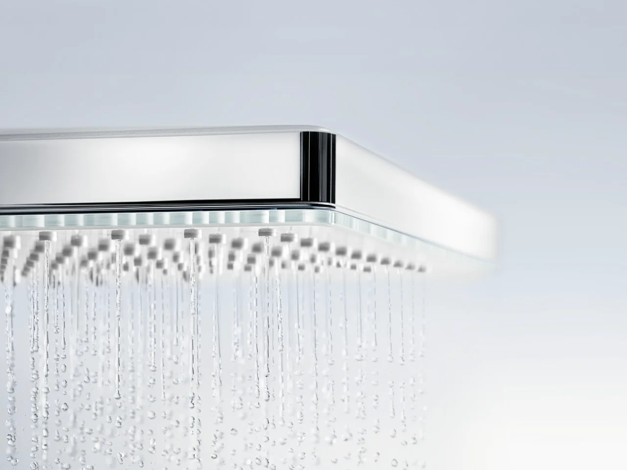 Hansgrohe Rainmaker Select Kopfbrause 460 3jet, weiß/chrom, Brausearm 450 mm, 18,4 l/min Durchfluss, abnehmbare Strahlscheibe und Kopfbrause Hansgrohe Rainmaker Select Kopfbrause 460 3jet, weiß/chrom, Brausearm 450 mm, 18,4 l/min Durchfluss, abnehmbare Strahlscheibe und Kopfbrause
