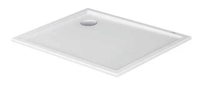 Duravit rechteck Duschwanne „Starck Slimline“ 100 × 80 cm ohne Antislip, ohne Oberflächenveredelung, in Weiß Duravit rechteck Duschwanne „Starck Slimline“ 100 × 80 cm ohne Antislip, ohne Oberflächenveredelung, in Weiß