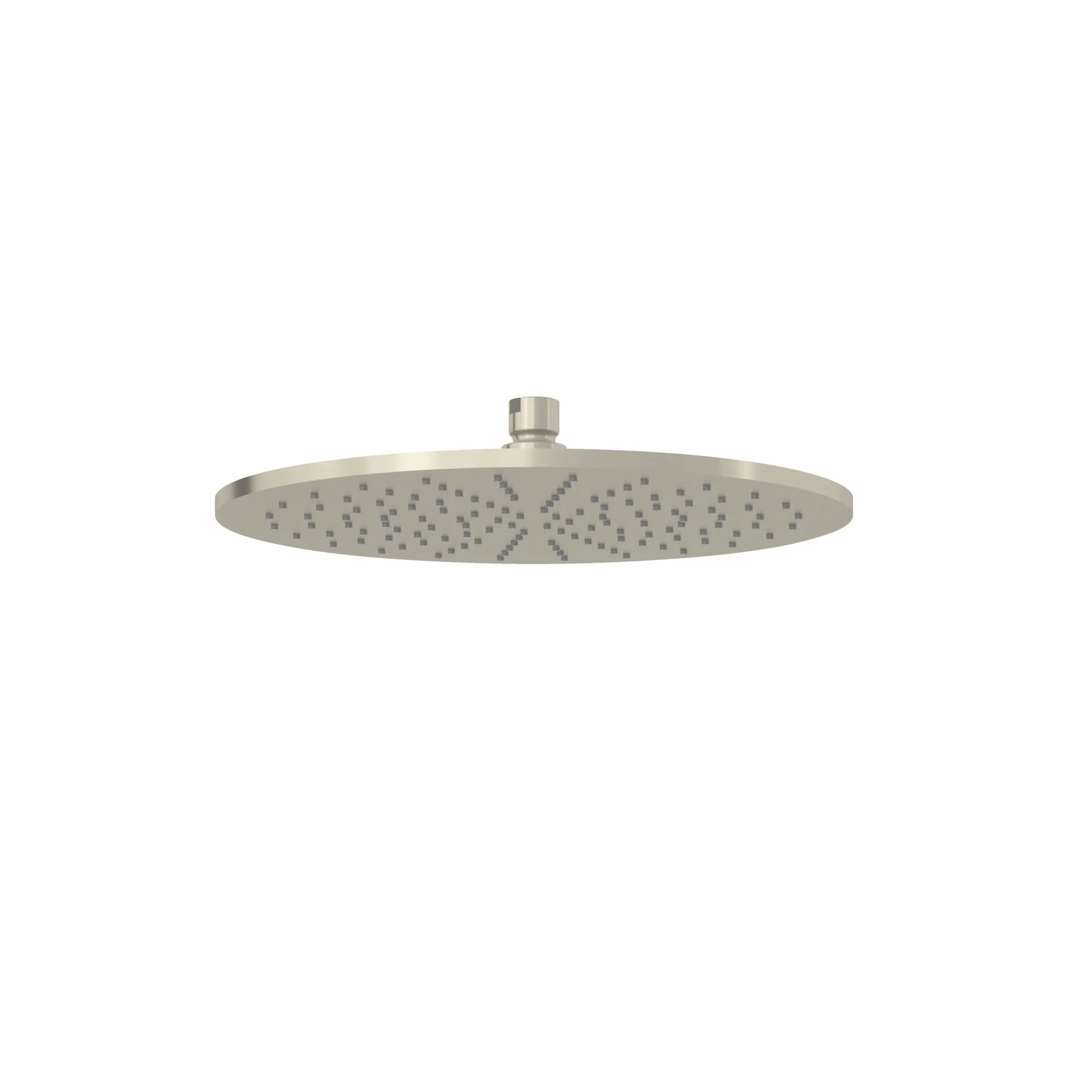 Kludi A-QA Tellerkopfbrause 300 mm Stainless Brushed Nickel PVD - 23 l/min Durchfluss, G1/2 Anschluss, Kugelgelenk
