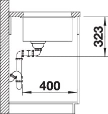 BLANCO SUBLINE 350/350-U