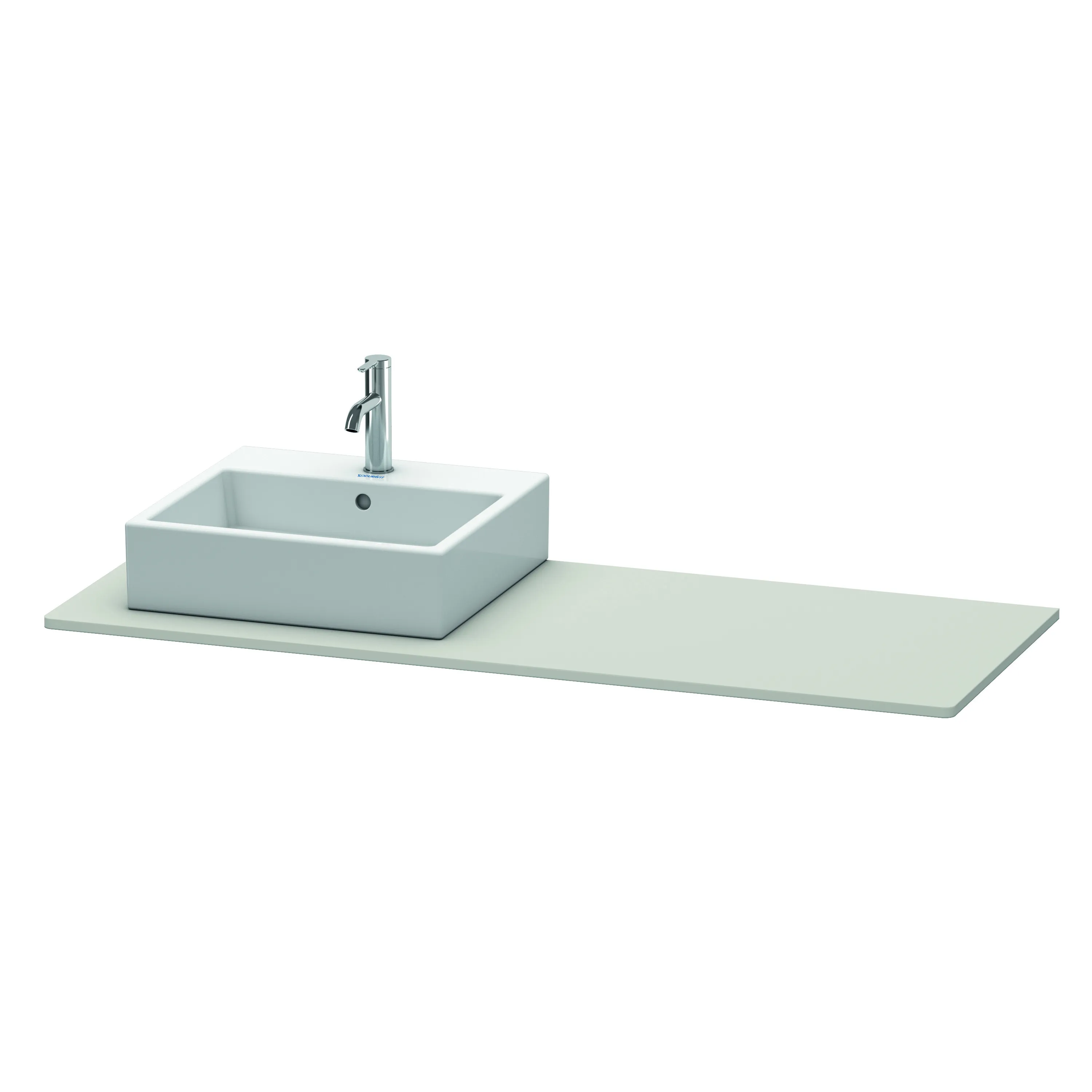 Duravit Konsole „XSquare“ in Betongrau Matt Duravit Konsole „XSquare“ in Betongrau Matt