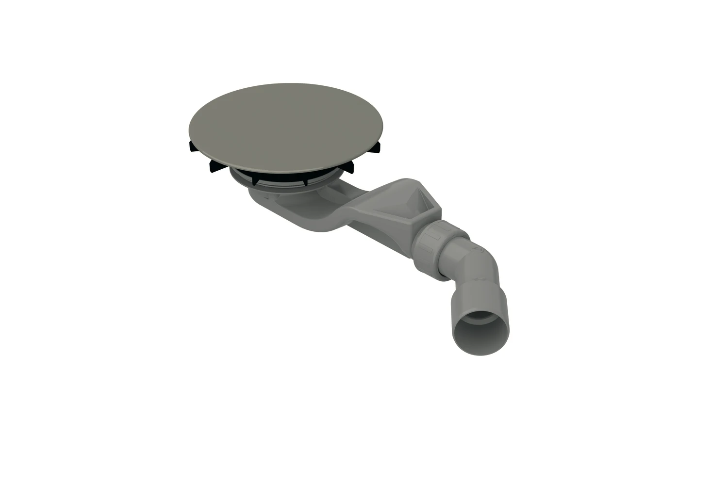 Bette Ablaufgarnitur für Duschwannen „BetteAir“ 30 Modell B524 152 mm in Stone