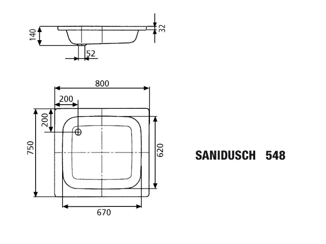 Kaldewei rechteck Duschwanne „Sanidusch“ 750 × 800 mm ohne Oberflächenbeschichtung, ohne Oberflächenveredelung, in alpinweiß Kaldewei rechteck Duschwanne „Sanidusch“ 750 × 800 mm ohne Oberflächenbeschichtung, ohne Oberflächenveredelung, in alpinweiß
