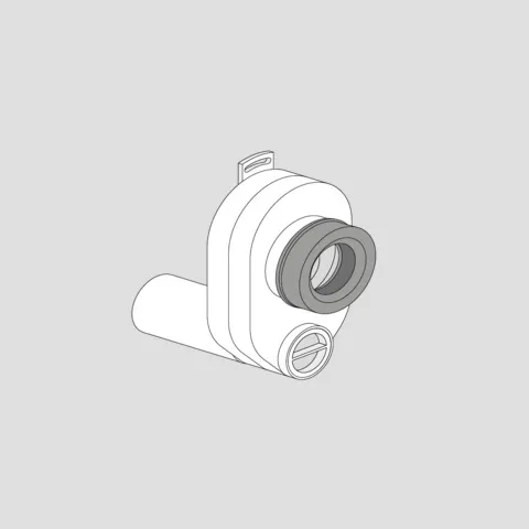 SANIT Siphon Fertigbauset für Urinal d40/d50mm SANIT Siphon Fertigbauset für Urinal d40/d50mm