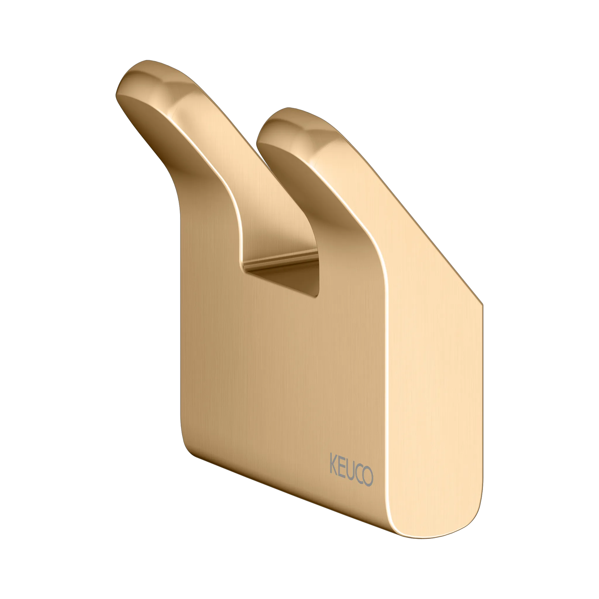 Collection Moll Handtuchhaken doppelt Messing gebürstet Collection Moll Handtuchhaken doppelt Messing gebürstet