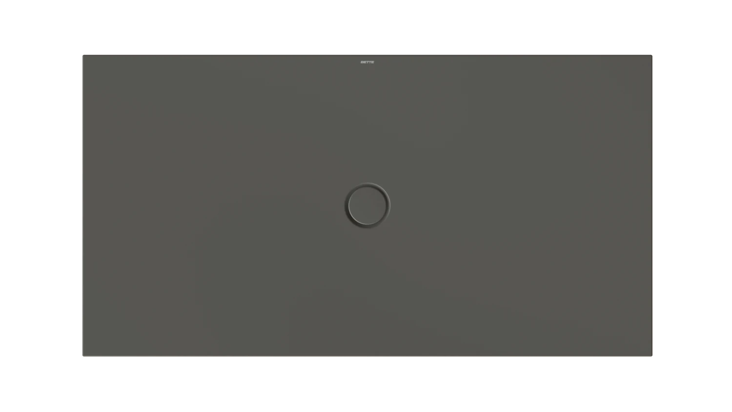 Bette rechteck Duschwanne „BetteFloor“ 1700 × 900 mm mit BetteAntirutsch Pro, ohne Oberflächenveredelung, ohne Wannenträger, in Anthracite