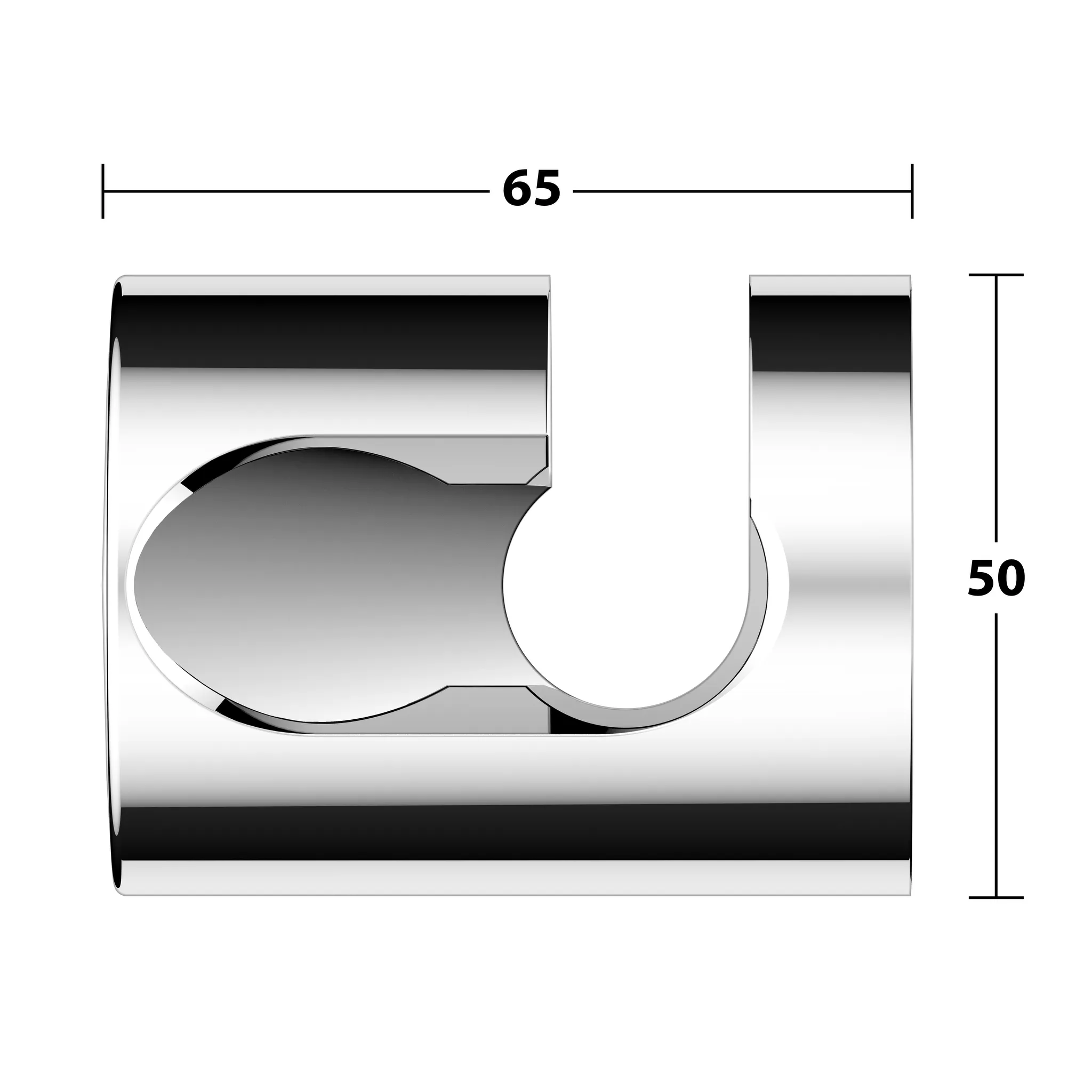 IXMO 59591010000 Wandbrausehalter verchromt