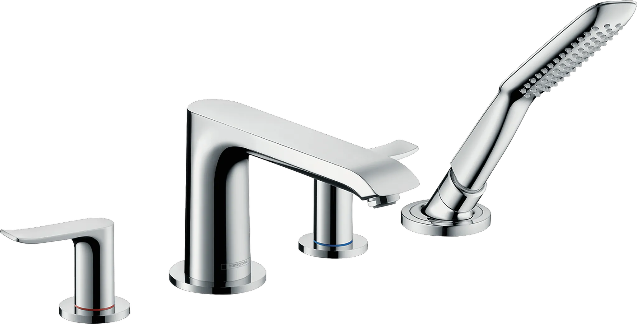 Hansgrohe Metris 4-Loch Wannenrandarmatur, Chrom Hansgrohe Metris 4-Loch Wannenrandarmatur, Chrom