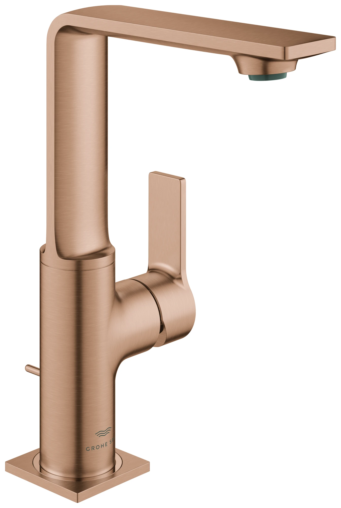 Einhand-Waschtischbatterie Allure 32146, L-Size, Einlochmontage, Zugstangen-Ablaufgarnitur 1 1/4'', chrom