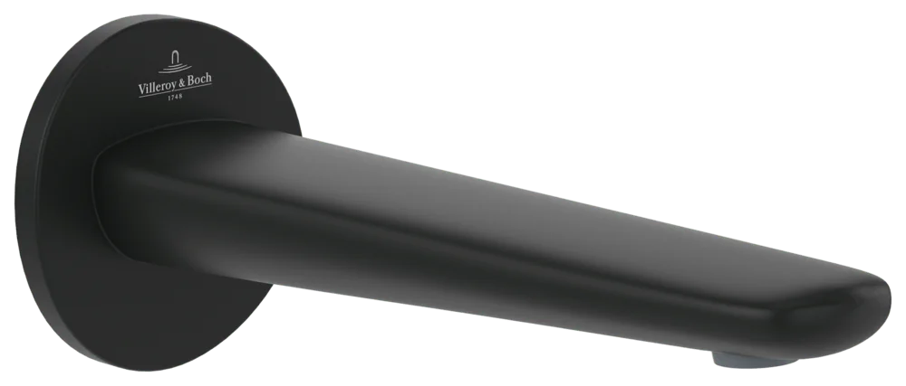 Villeroy & Boch Antao Badewannenauslauf TVT111003000, 85x84x223mm, Matt Black Villeroy & Boch Antao Badewannenauslauf TVT111003000, 85x84x223mm, Matt Black