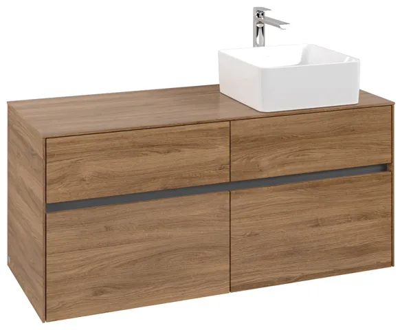 Villeroy & Boch Collaro Waschbeckenunterschrank C04300 1200x548x500mm Kansas Oak Villeroy & Boch Collaro Waschbeckenunterschrank C04300 1200x548x500mm Kansas Oak
