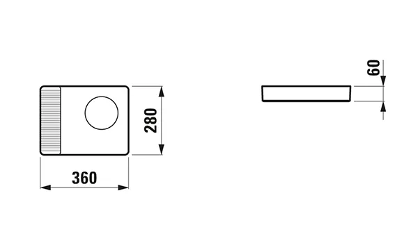 Laufen Ablage „VAL“ Laufen Ablage „VAL“