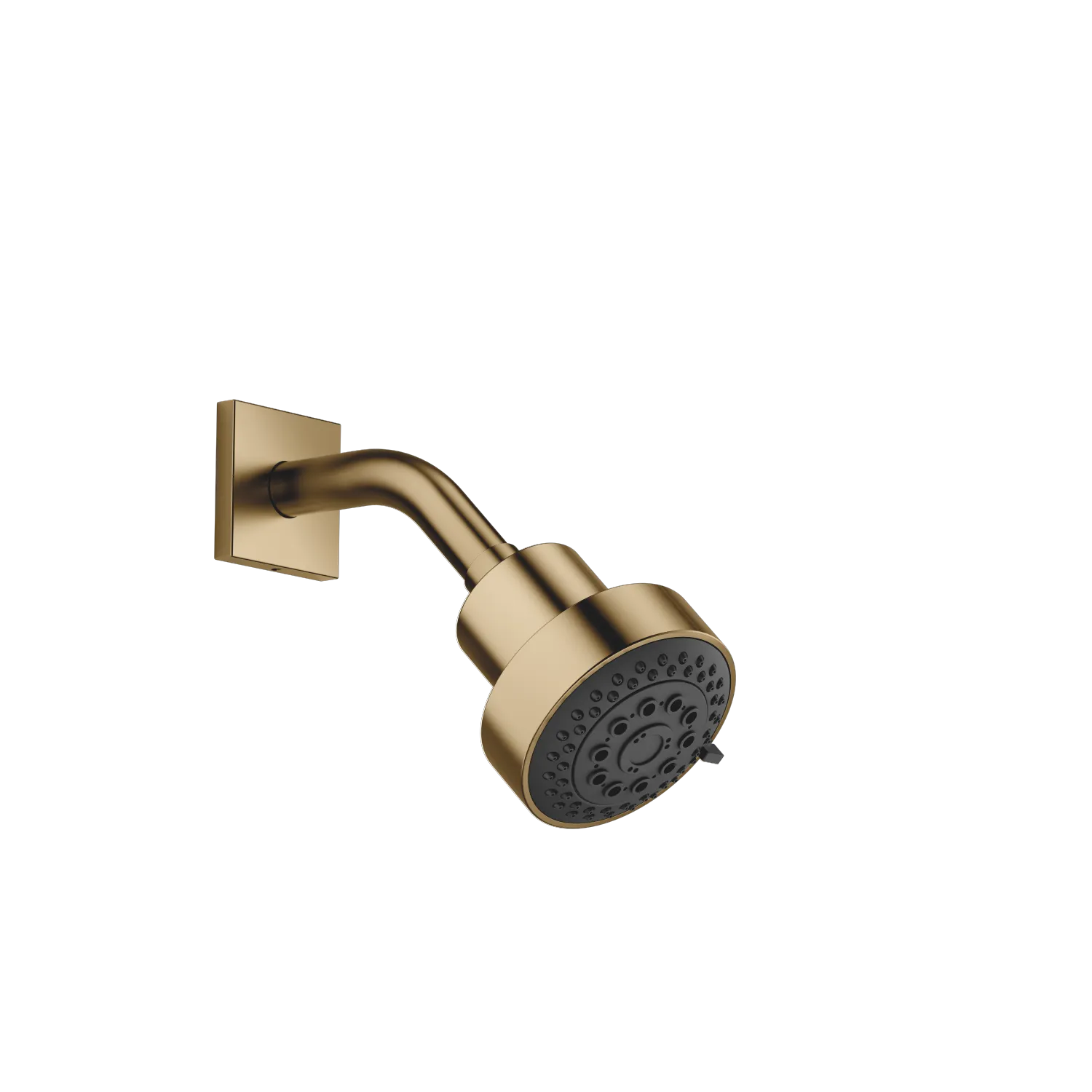 Dornbracht Kopfbrause Dark Brass gebürstet, Ausladung 200 mm, Kugelgelenk 30Grad schwenkbar