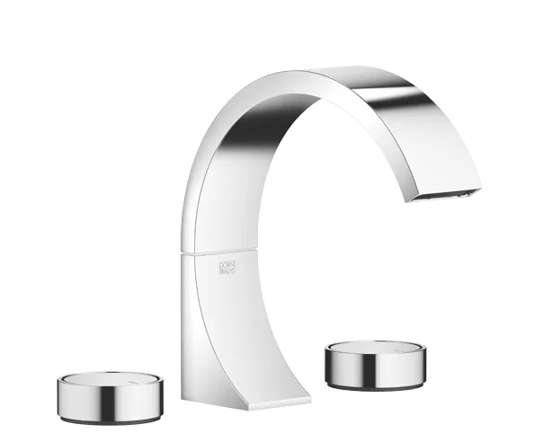 Waschtisch-Dreilochbatterie mit Ablaufgarnitur CYO Chrom 20713811 Waschtisch-Dreilochbatterie mit Ablaufgarnitur CYO Chrom 20713811