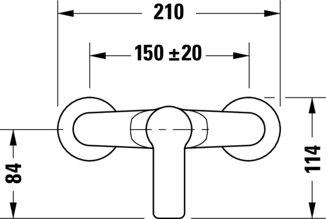 D-Code Einhebel-Brausemischer Aufputz Keramikmischsystem, Chrom HG D-Code Einhebel-Brausemischer Aufputz Keramikmischsystem, Chrom HG