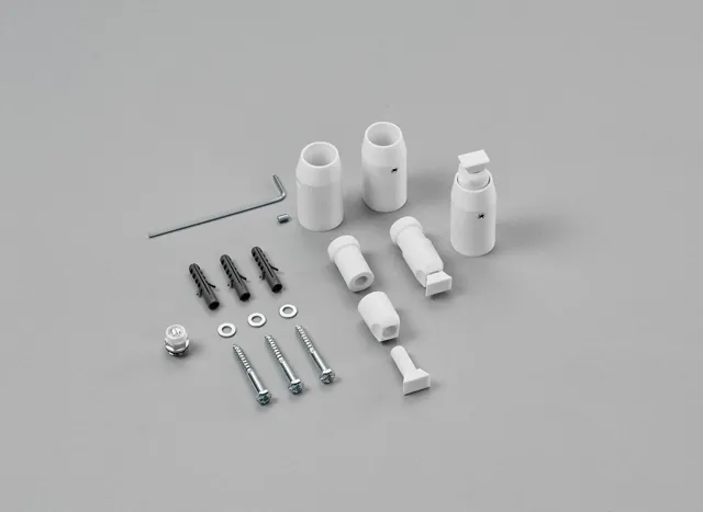 Montageset für „Toga, Troja“ in weiß Montageset für „Toga, Troja“ in weiß