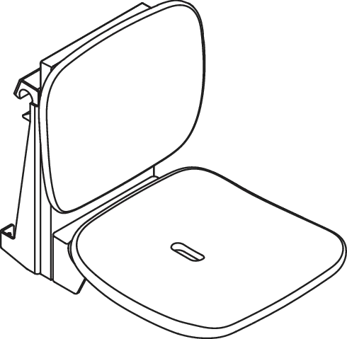 Einhängesitz „Serie 802 LifeSystem“ in Anthrazit glänzend / Anthrazit matt Einhängesitz „Serie 802 LifeSystem“ in Anthrazit glänzend / Anthrazit matt