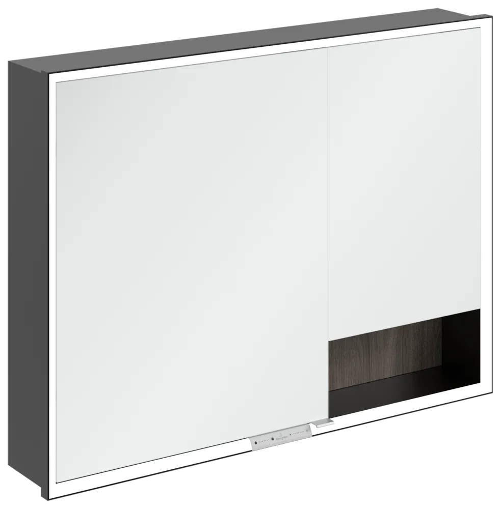 Villeroy & Boch Einbau-Spiegelschrank „My View+“ 1000 × 750 × 168 mm in Stone Oak Villeroy & Boch Einbau-Spiegelschrank „My View+“ 1000 × 750 × 168 mm in Stone Oak