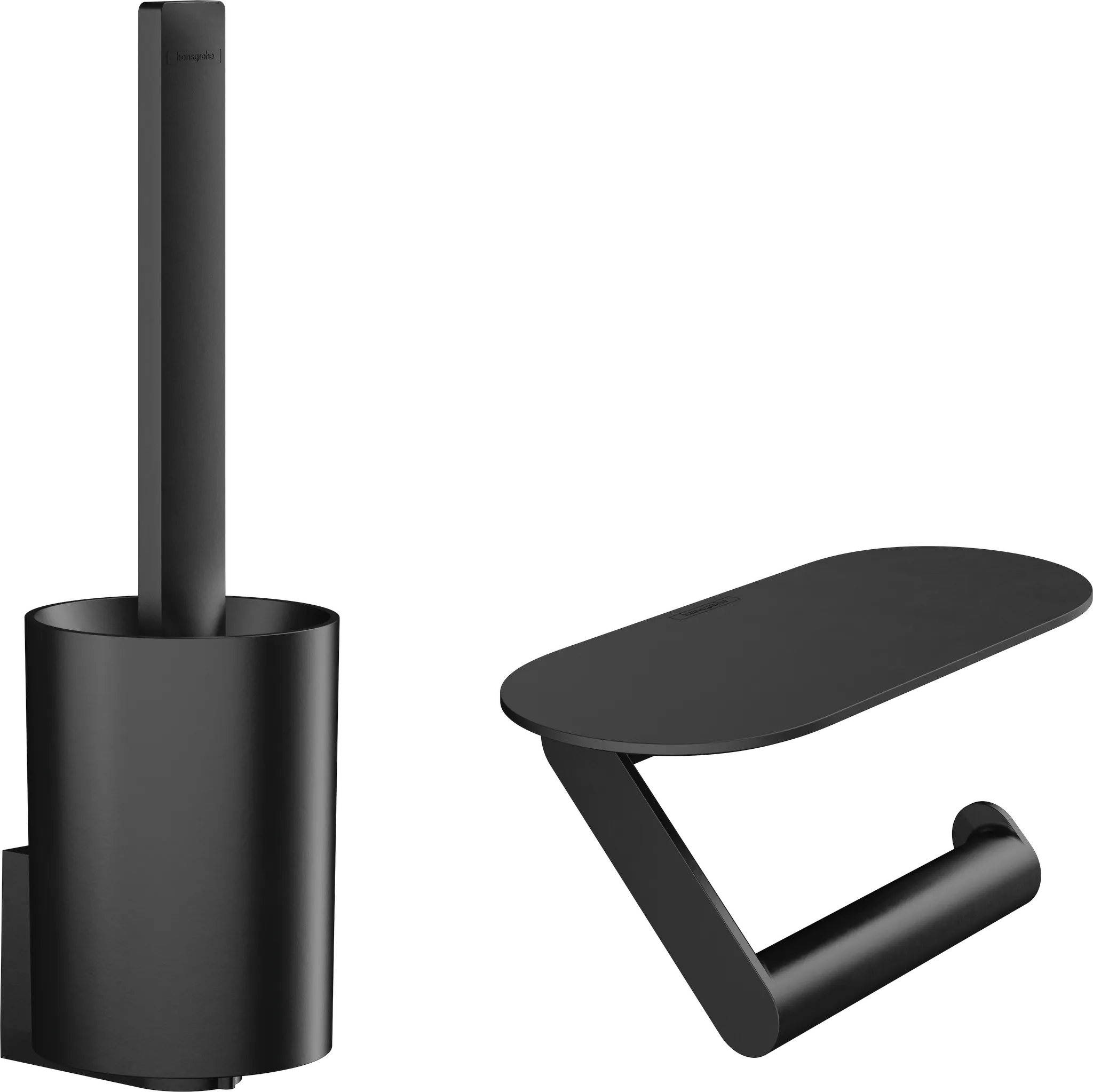 Hansgrohe WallStoris Toilettenset, Mattschwarz Hansgrohe WallStoris Toilettenset, Mattschwarz