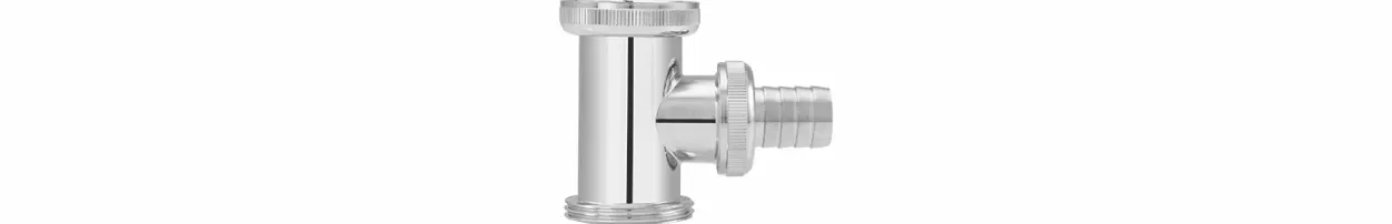 Steiler Abfluss-Zwischenstück Messing vc 1 1/4″ SWA/1 für Wasch- und Spülmaschine