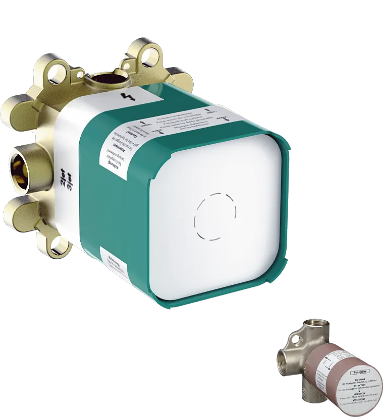 Hansgrohe AXOR ShowerSolutions Grundkörper für Kopfbrause mit Brausearm, schallentkopplte Montage, Rp ½ Hansgrohe AXOR ShowerSolutions Grundkörper für Kopfbrause mit Brausearm, schallentkopplte Montage, Rp ½