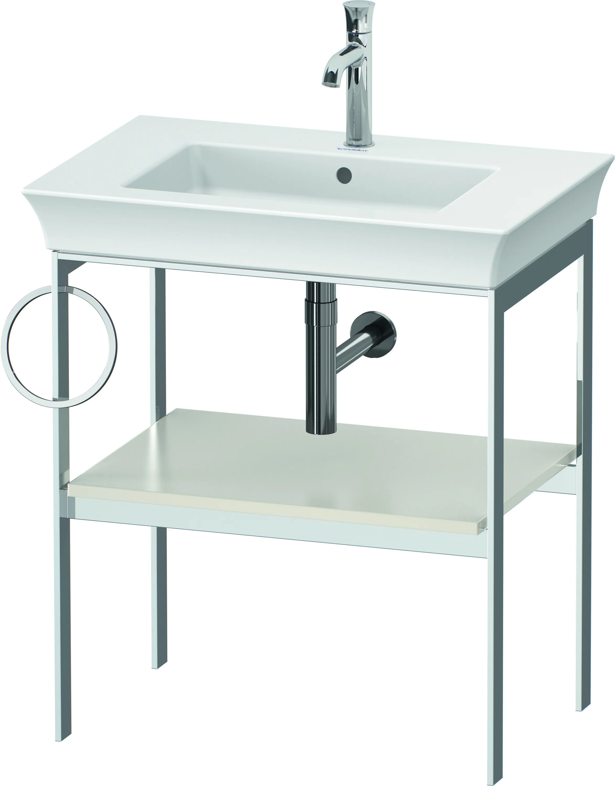Duravit Konsole „White Tulip“ in Nordic Weiß Seidenmatt