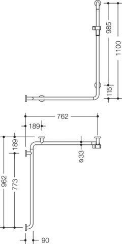 HEWI Haltegriff „Serie 805 Classic“ in / /