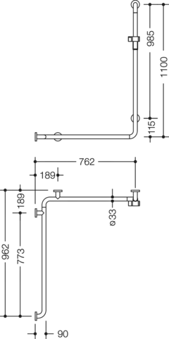 HEWI Haltegriff „Serie 805 Classic“ HEWI Haltegriff „Serie 805 Classic“