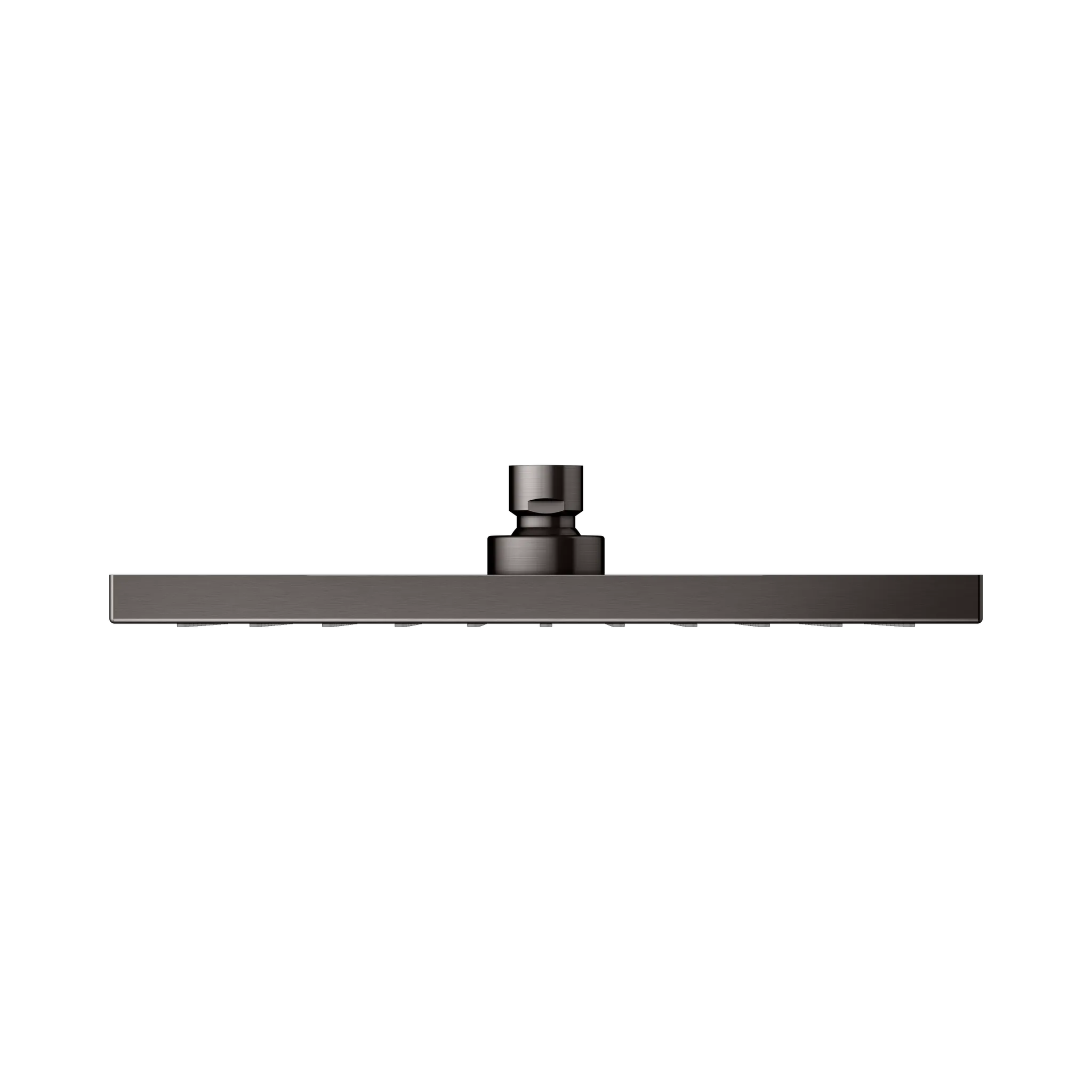 Brausen und Brausezubehör Kopfbrause eckig 250 x 250 mm Titanschwarz gebürstet Brausen und Brausezubehör Kopfbrause eckig 250 x 250 mm Titanschwarz gebürstet