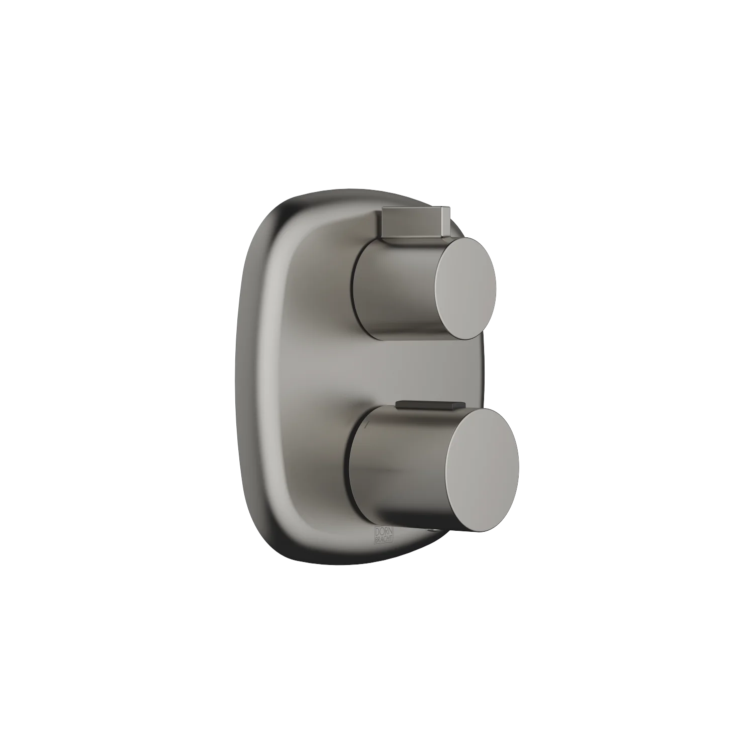 Dornbracht COYA UP-Thermostat mit Einweg-Mengenregulierung - Dark Platinum gebürstet, Abdeckplatte 150 x 150 mm, Sicherheitssperre bei 38°C, voreinstellbare Heißwasserbegrenzung Dornbracht COYA UP-Thermostat mit Einweg-Mengenregulierung - Dark Platinum gebürstet, Abdeckplatte 150 x 150 mm, Sicherheitssperre bei 38°C, voreinstellbare Heißwasserbegrenzung