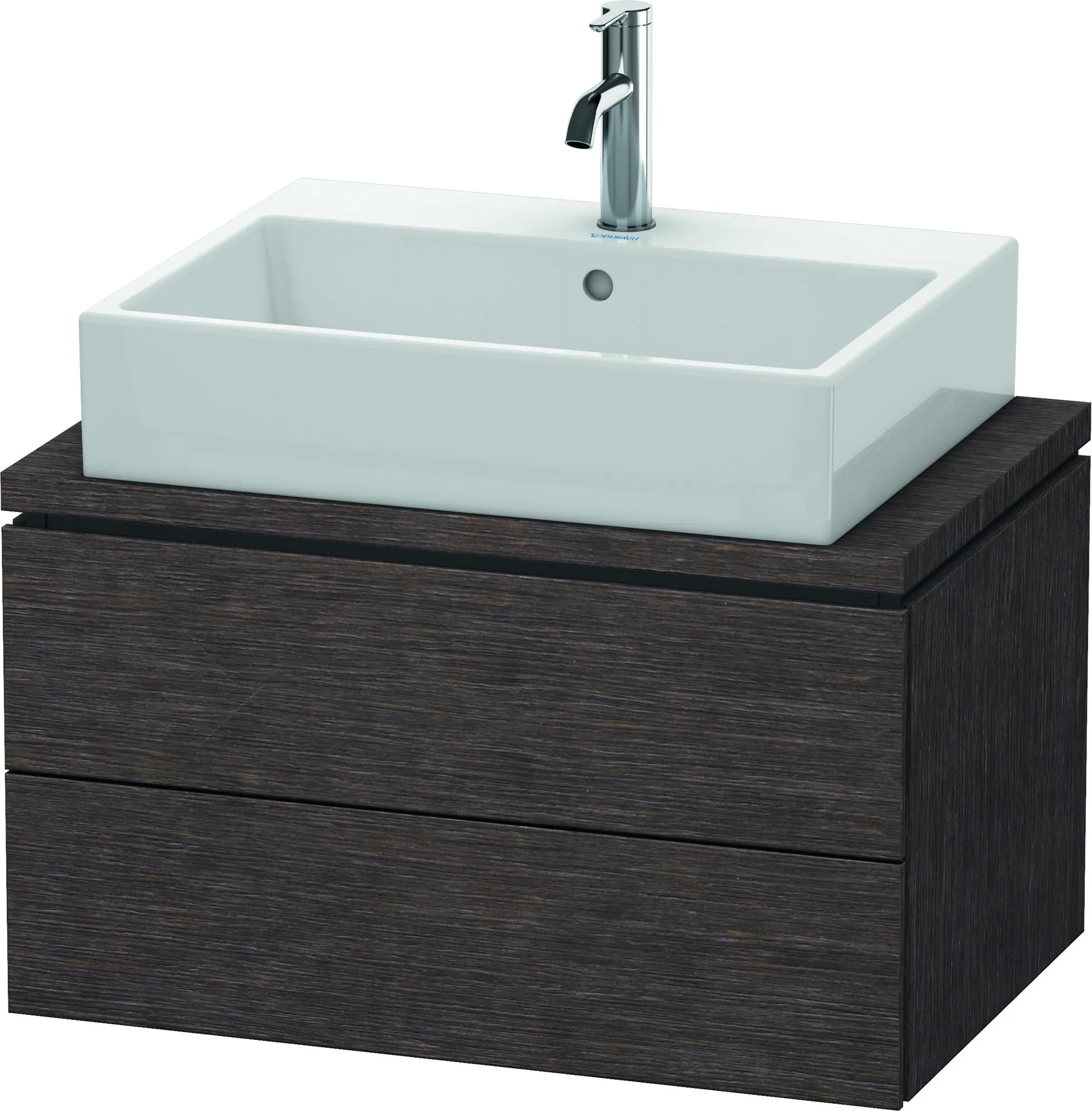 Duravit Waschtischunterschrank wandhängend „L-Cube“ 72 × 40 × 47,7 cm Eiche Dunkel gebürstet Duravit Waschtischunterschrank wandhängend „L-Cube“ 72 × 40 × 47,7 cm Eiche Dunkel gebürstet