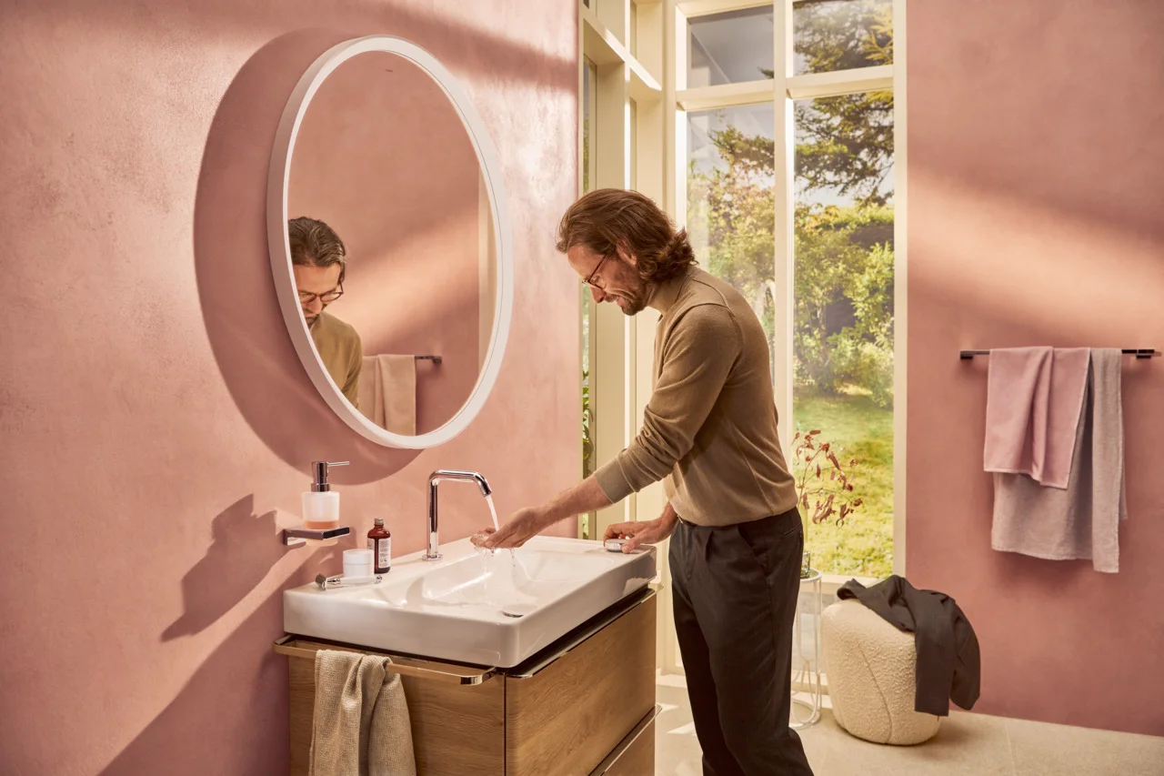 Hansgrohe Xelu Q Waschtisch, weiß, 800x480 mm, wandhängend, mit Hahnloch, ohne Überlauf, SmartClean Glasur