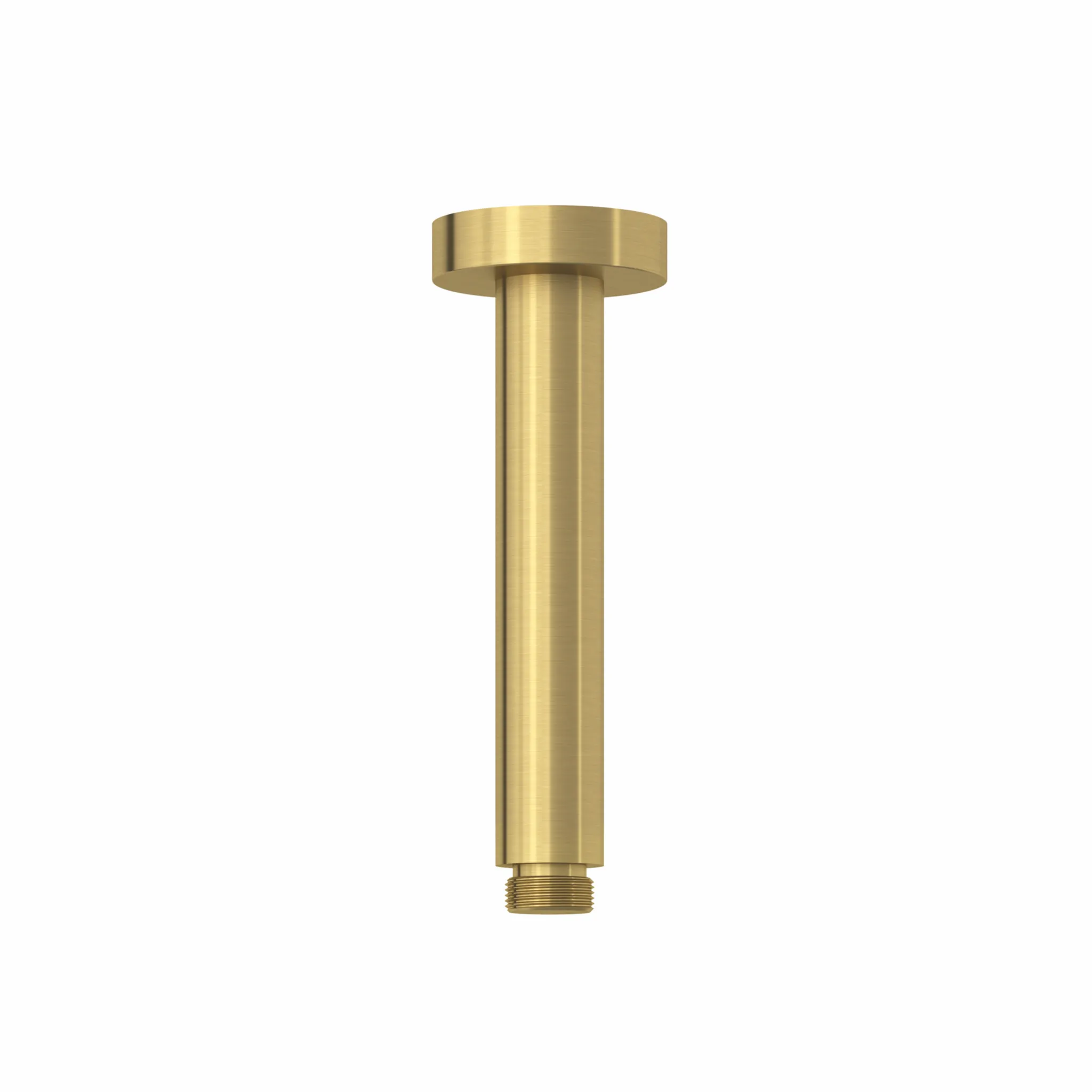 Kludi A-QA Deckenauslass 150 mm, Brushed Gold, für Kopfbrausen mit Schubrosette D 55mm Kludi A-QA Deckenauslass 150 mm, Brushed Gold, für Kopfbrausen mit Schubrosette D 55mm