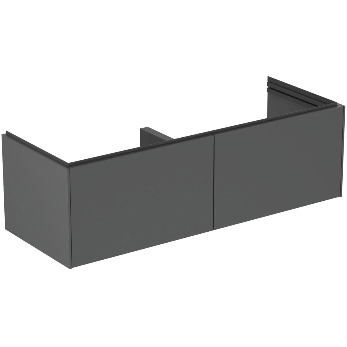 Ideal Standard Möbelwaschtischunterschrank Conca 1200x440mm 2 Auszüge Anthrazit matt Ideal Standard Möbelwaschtischunterschrank Conca 1200x440mm 2 Auszüge Anthrazit matt