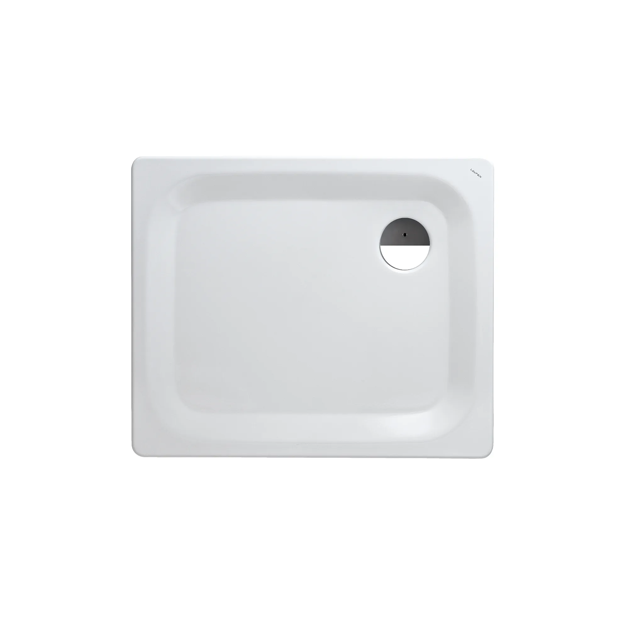 Laufen Duschwanne PLATINA 900x750x25 Stahl Ablauf seitlich mit Antislip inkl. Schallschutz weiß Laufen Duschwanne PLATINA 900x750x25 Stahl Ablauf seitlich mit Antislip inkl. Schallschutz weiß