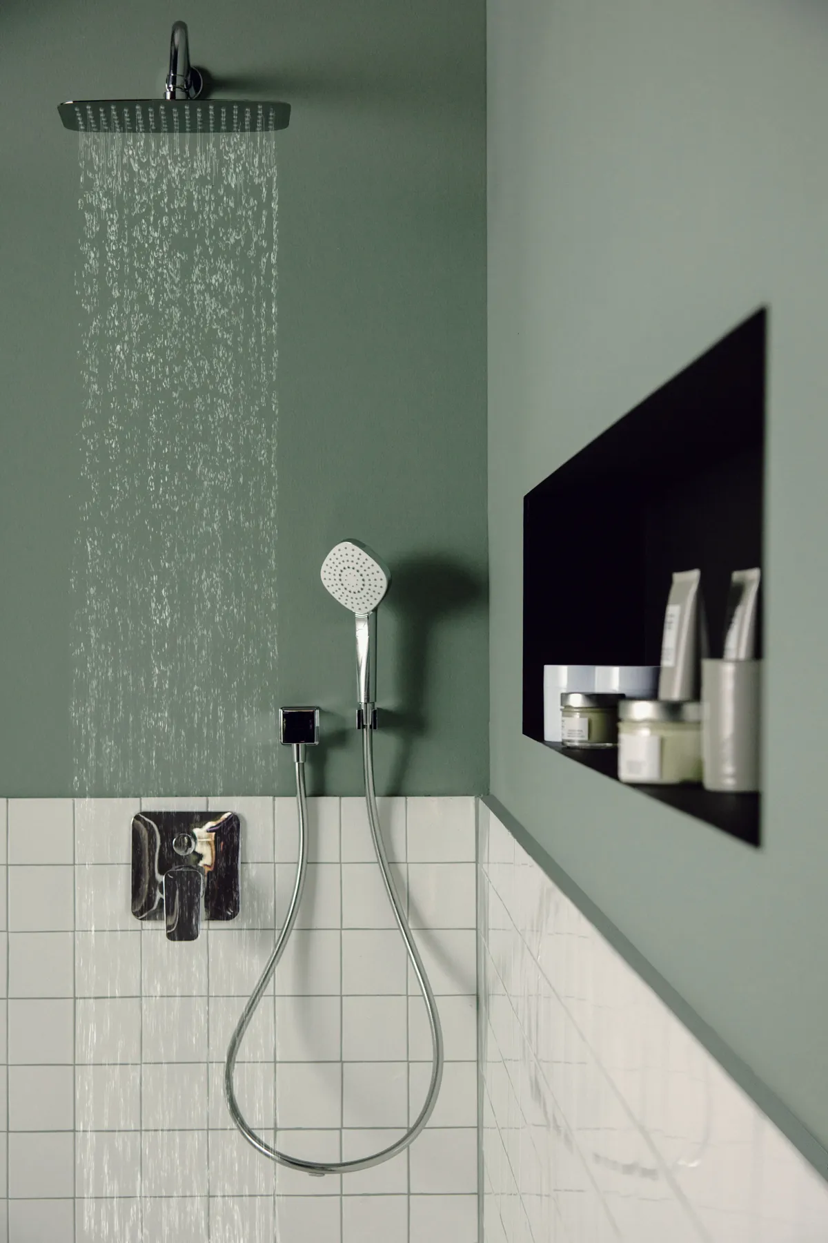 Kopfbrause Idealrain Luxe, 300x200mm, Edelstahl poliert Kopfbrause Idealrain Luxe, 300x200mm, Edelstahl poliert