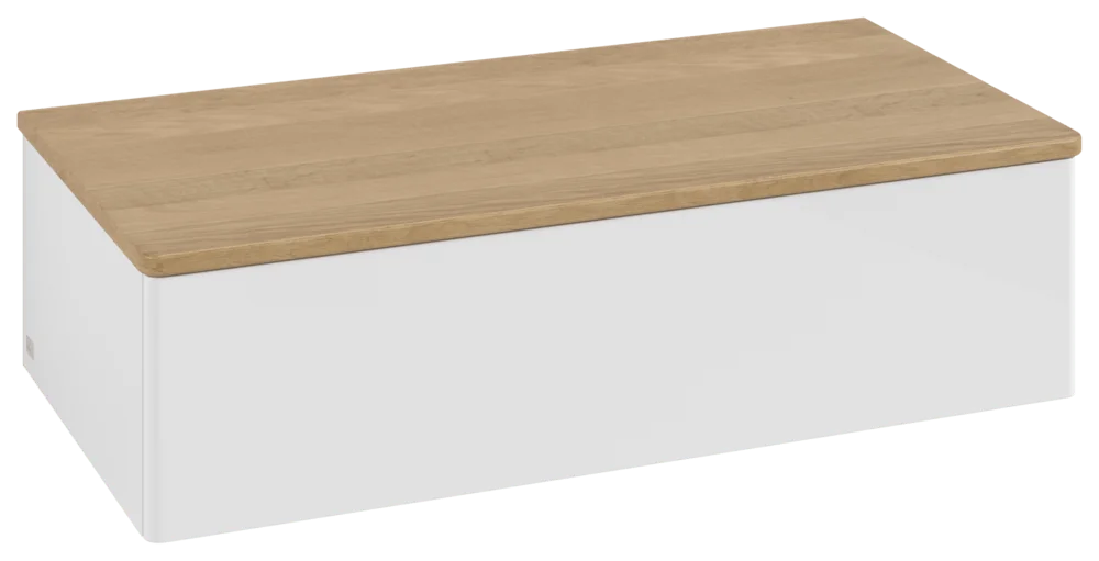 Villeroy & Boch Sideboard Antao K40 - Eckig, Glossy White Lacquer, 1.000 x 268 x 500 mm, Wandmontage Villeroy & Boch Sideboard Antao K40 - Eckig, Glossy White Lacquer, 1.000 x 268 x 500 mm, Wandmontage