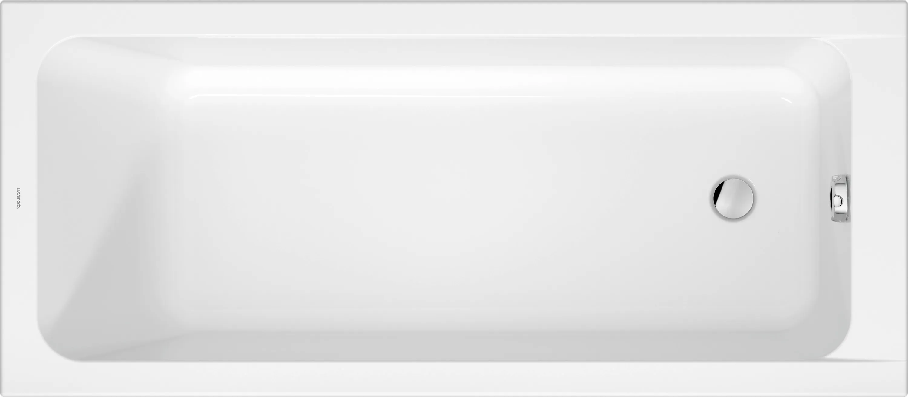 Duravit Badewanne „D-Code“ rechteck 1600 × 700 mm, Fußablauf in Weiß Duravit Badewanne „D-Code“ rechteck 1600 × 700 mm, Fußablauf in Weiß